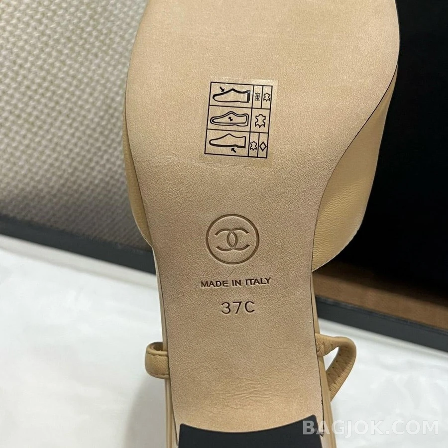 샤넬 샤넬 고트스킨 그로그랭 슬링 상세 이미지