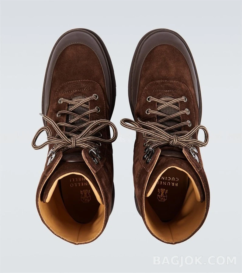 브루넬로 쿠치넬리 브루넬로 쿠치넬리 Suede lace-up 부츠 상세 이미지