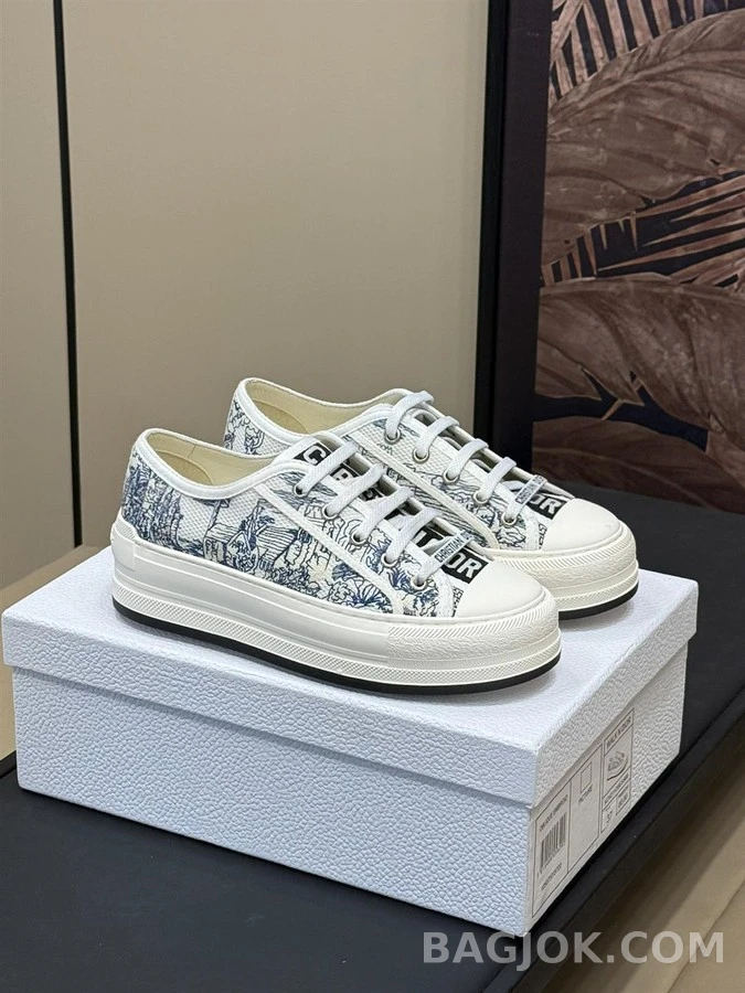 디올 디올 Walk'n'Dior 플랫폼 스니커즈 Toile de Jouy 상세 이미지