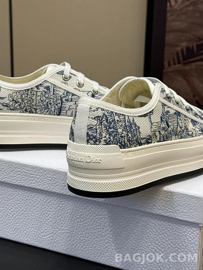 디올 디올 Walk'n'Dior 플랫폼 스니커즈 Toile de Jouy 상세 이미지