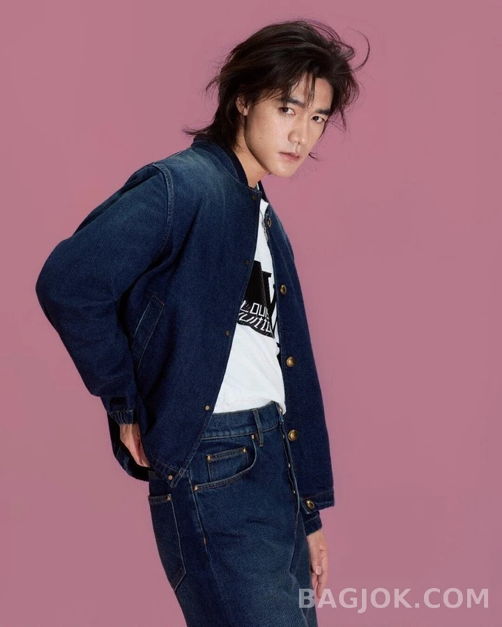 루이비통 루이비통 로고 데님 봄버 자켓 상세 이미지