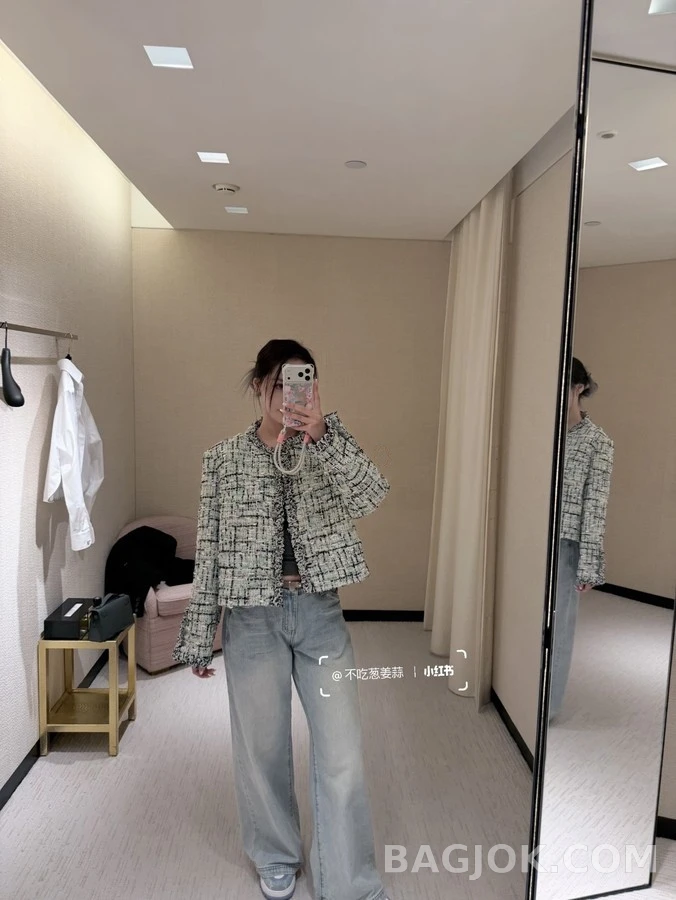 샤넬 샤넬 트위드 크롭 자켓 상세 이미지