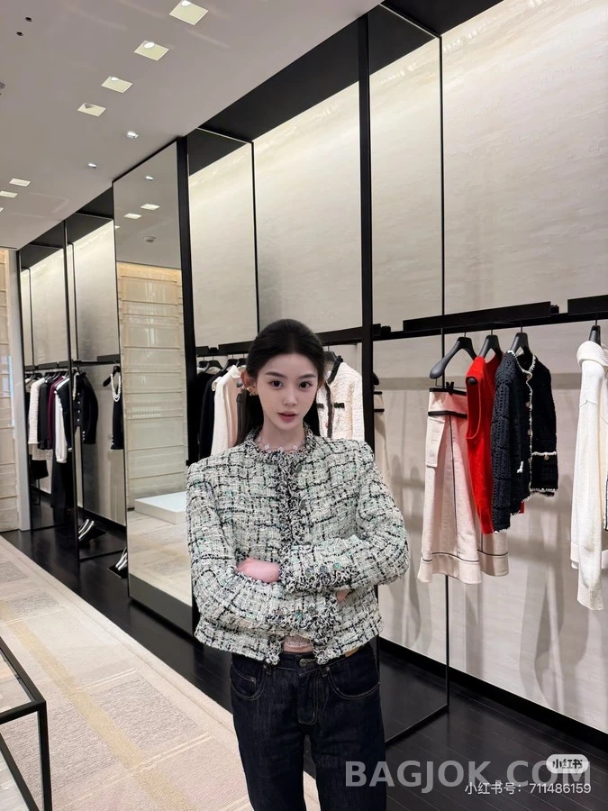 샤넬 샤넬 트위드 크롭 자켓 상세 이미지