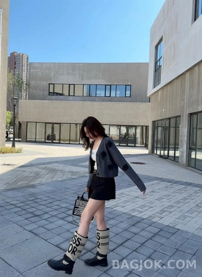 디올 디올 D-Major 부츠 웜 토프 테크니컬 캔버스 상세 이미지