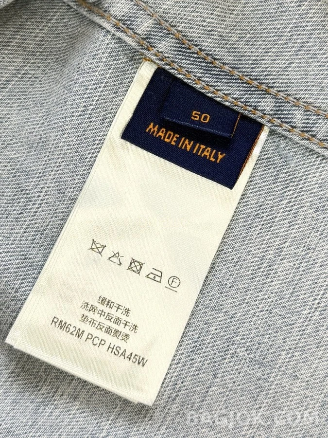루이비통 루이비통 핀 장식 데님 자켓 상세 이미지