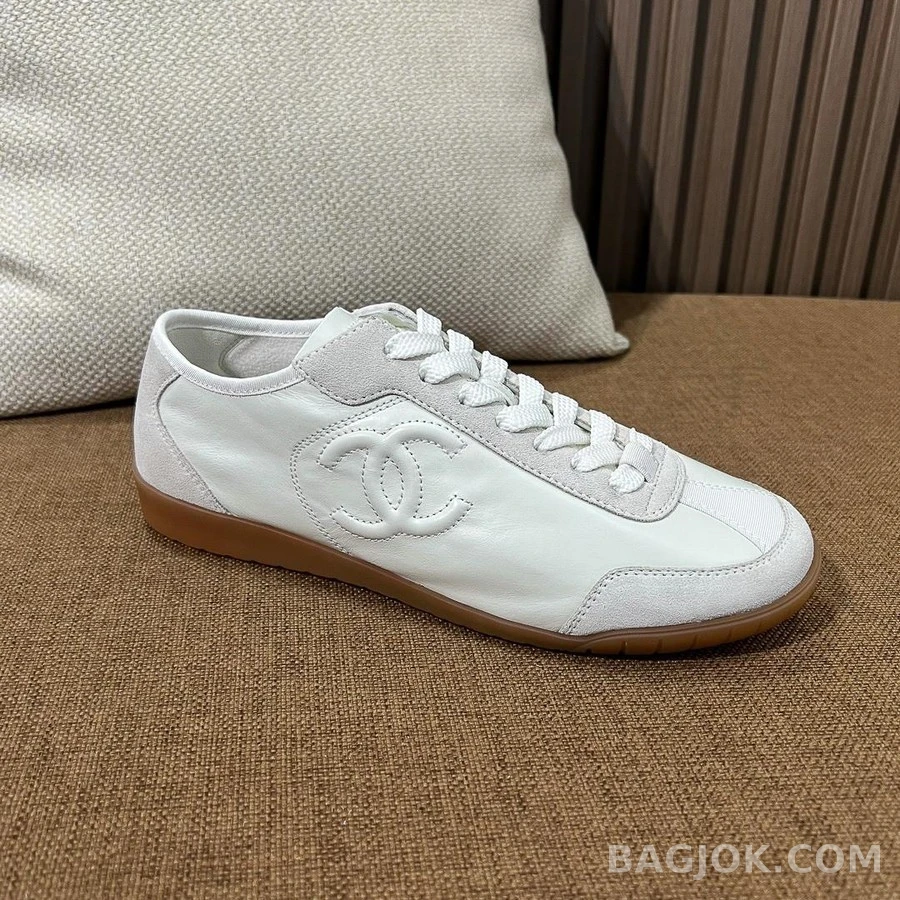 샤넬 샤넬 벨벳 카프스킨 스니커즈 상세 이미지