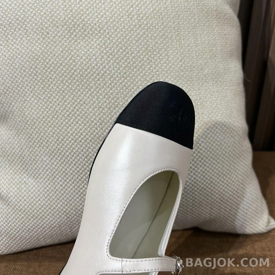 샤넬 샤넬 메리 제인 램스킨 플랫슈즈 상세 이미지