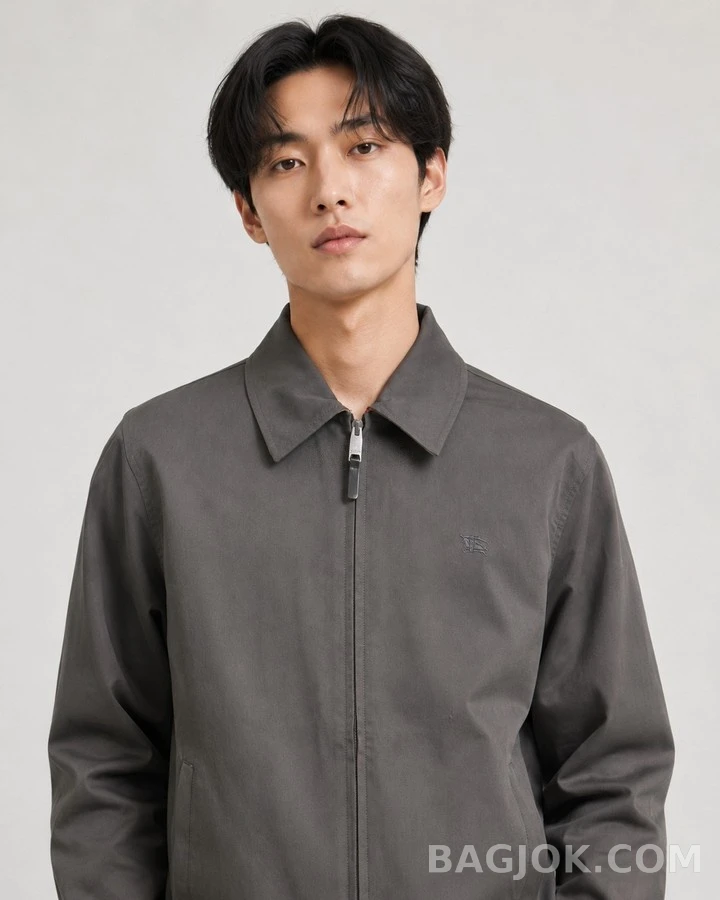 버버리 버버리 말 로고 체크 안감 카라 자켓 상세 이미지
