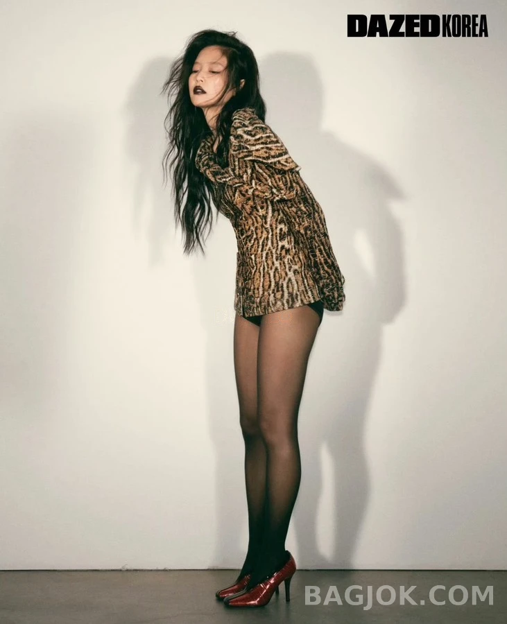 샤넬 샤넬 레오파드 자카드 재킷 상세 이미지