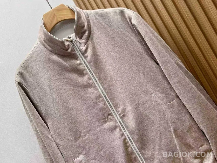 브루넬로 쿠치넬리 브루넬로 쿠치넬리 더블페이스 스탠드넥 자켓 상세 이미지
