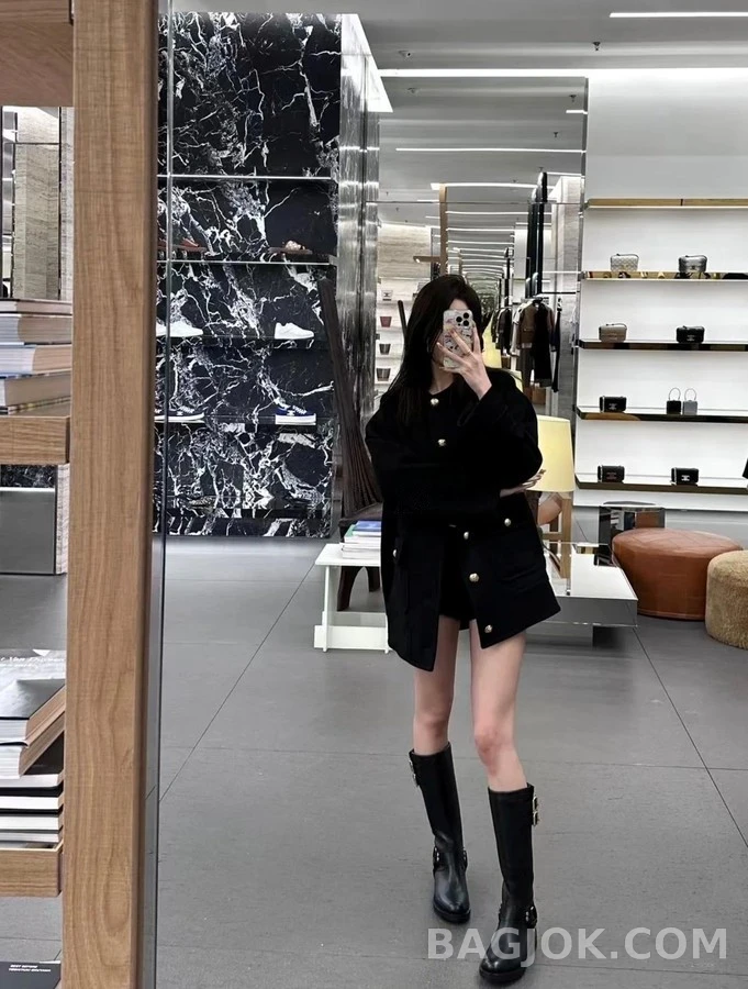 셀린느 셀린느 하네스 바이커 하이 부츠 상세 이미지