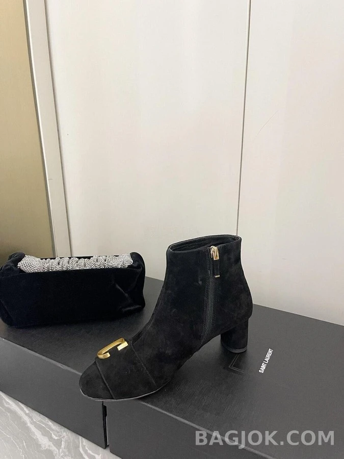 디올 디올 C'EST DIOR 스웨이드 힐 앵클부츠 상세 이미지