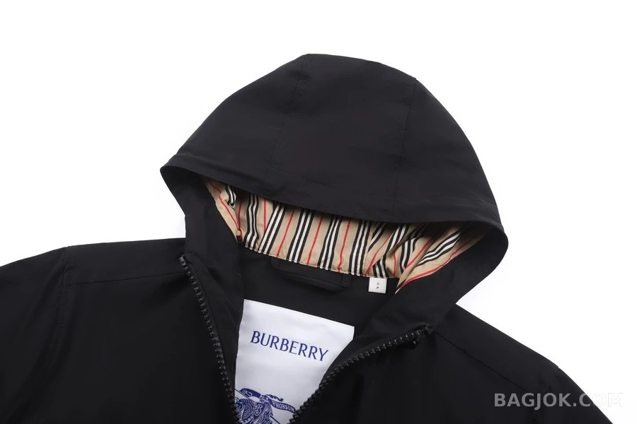 버버리 버버리 체크 라이닝 로고 후드 집업 상세 이미지