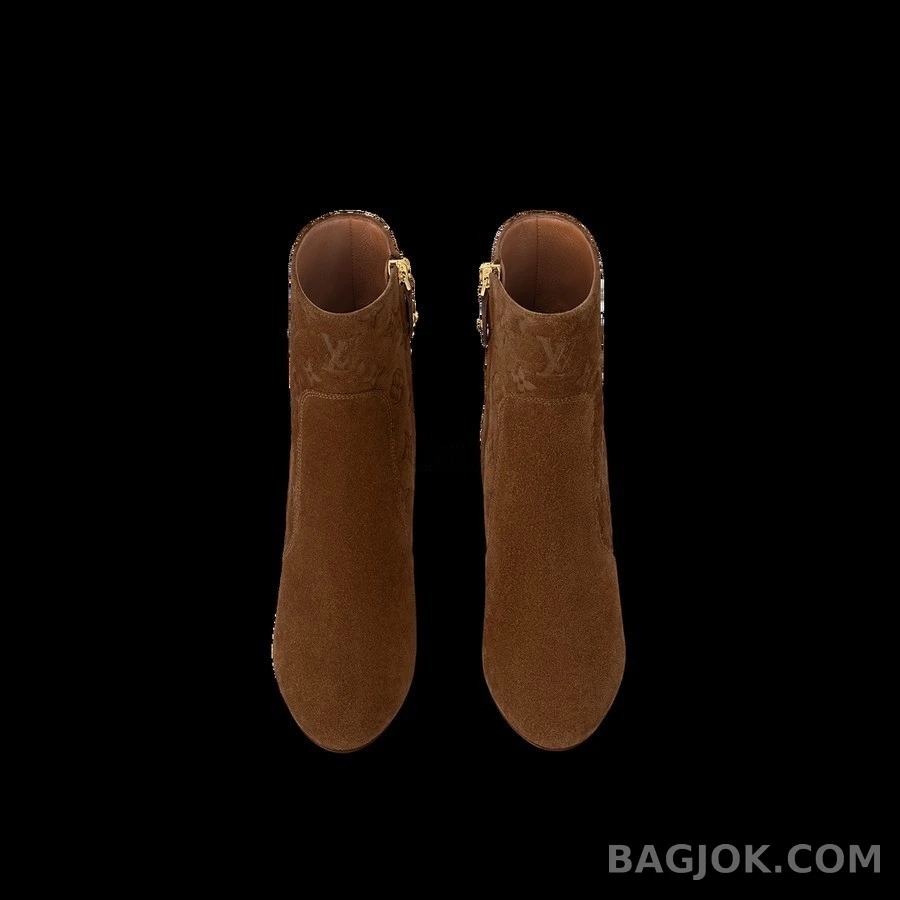 루이비통 루이비통 실루엣 앵클 벨벳 부츠 상세 이미지