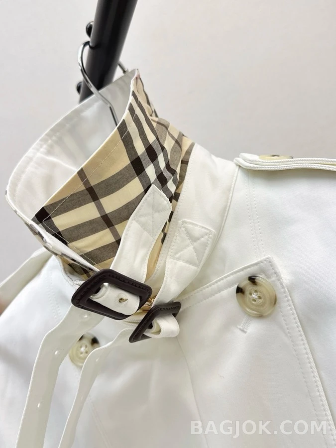 버버리 버버리 더블 브레스트 쇼트 트렌치 자켓 상세 이미지