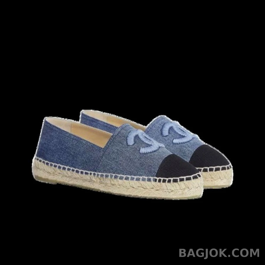 샤넬 샤넬 CC Espadrille 데님 상세 이미지