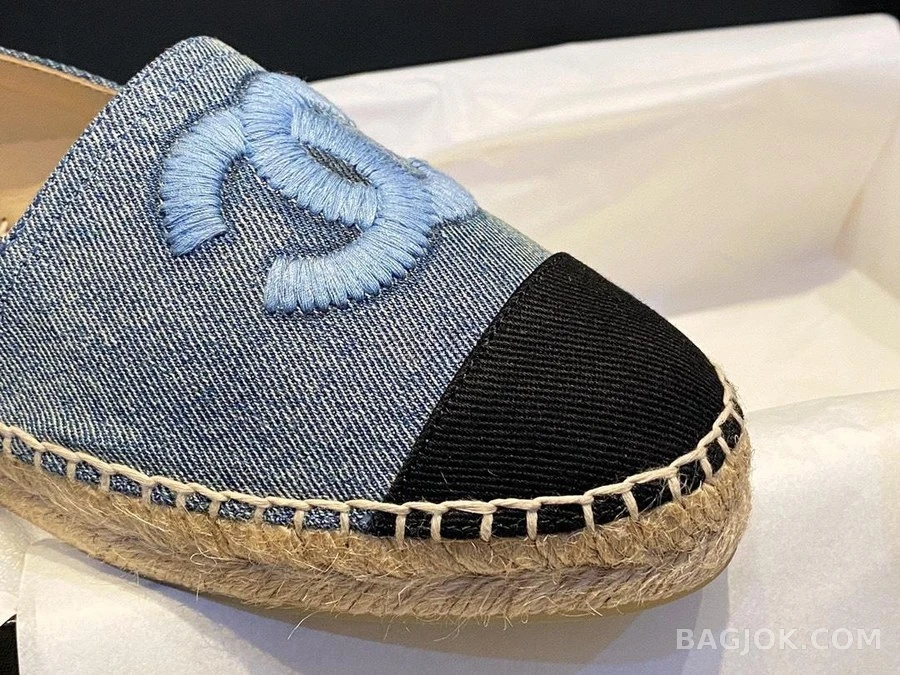 샤넬 샤넬 CC Espadrille 데님 상세 이미지