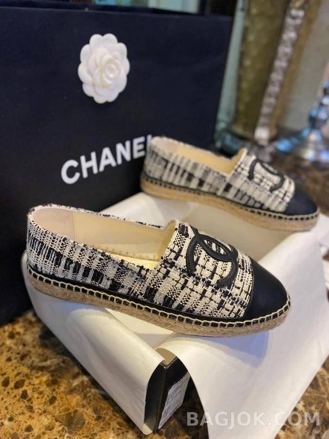 샤넬 샤넬 트위드 CC Espadrille 상세 이미지