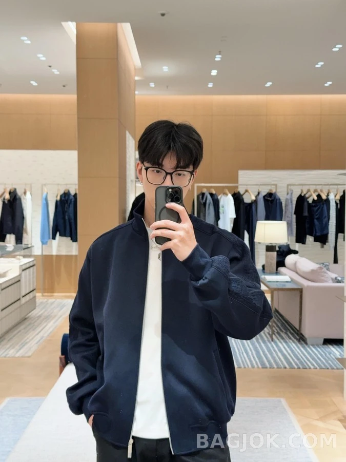 디올 디올 오블리크 자카드 집업 니트 상세 이미지