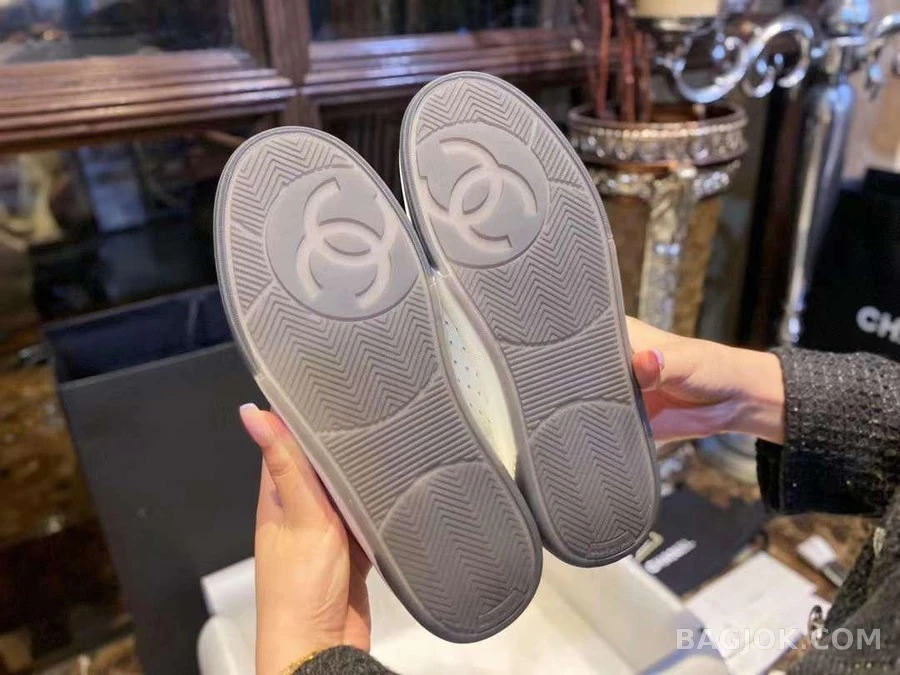 샤넬 샤넬 레이스업 스니커즈 상세 이미지