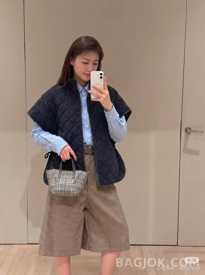 브루넬로 쿠치넬리 브루넬로 쿠치넬리 퀼팅 드로스트링 케이프 자켓 상세 이미지