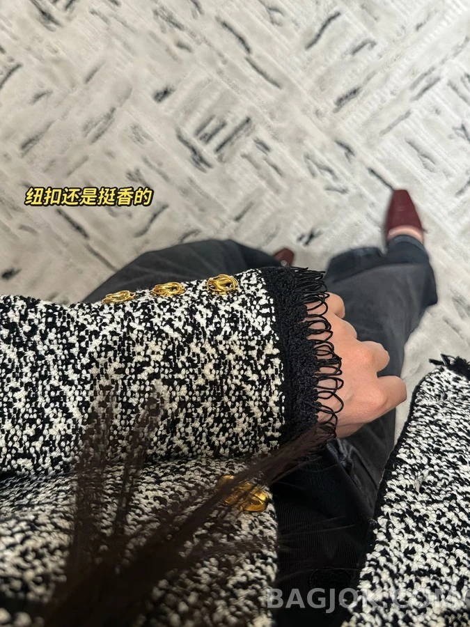샤넬 샤넬 트위드 프린지 자켓 상세 이미지