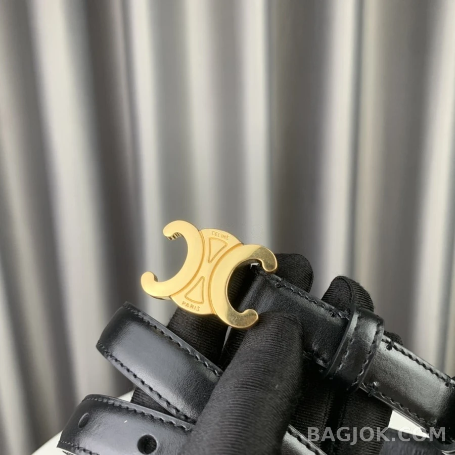 셀린느 셀린느 스몰 트리옹프 벨트 18mm 상세 이미지