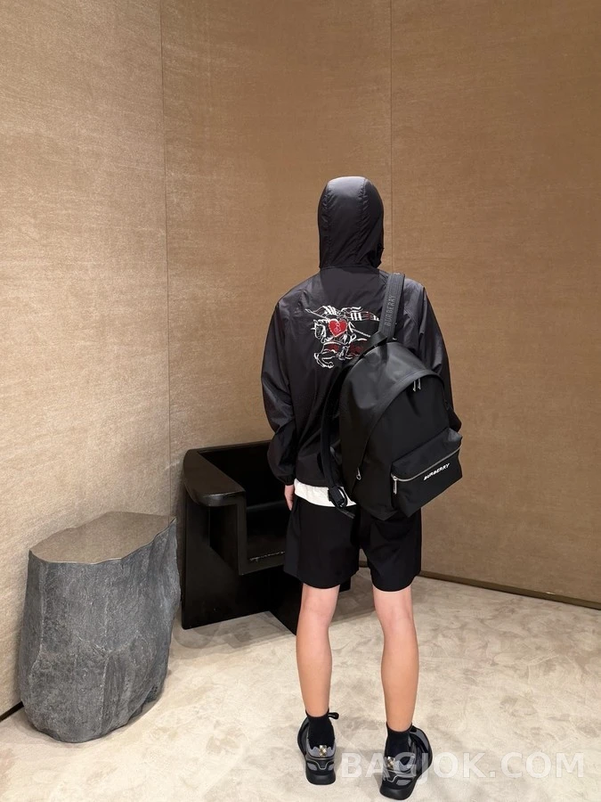 버버리 버버리 하트 기사 로고 나일론 후드 집업 상세 이미지