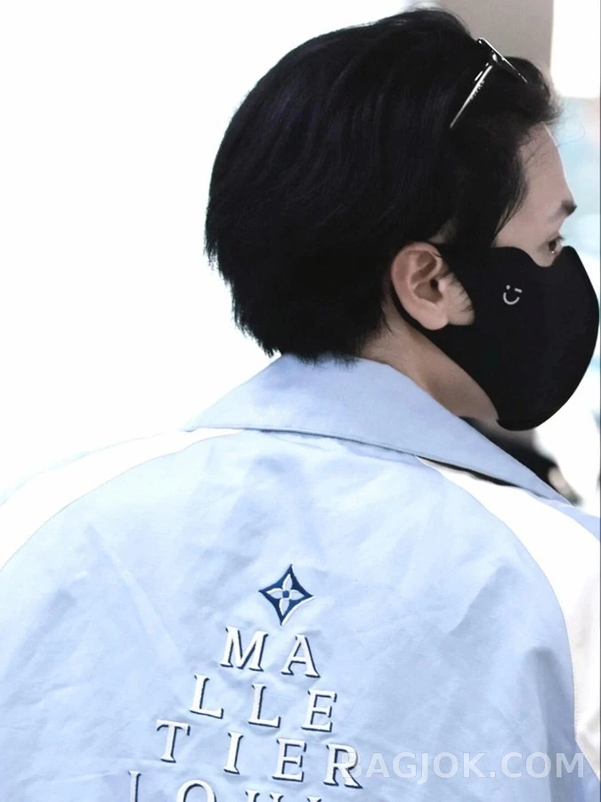루이비통 루이비통 컬러 블록 레터링 실크 혼방 자켓 상세 이미지