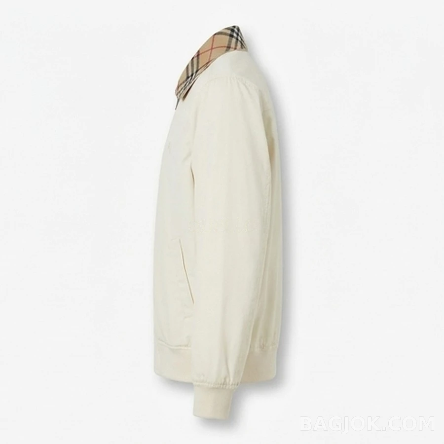 버버리 버버리 체크 칼라 해링턴 재킷 상세 이미지