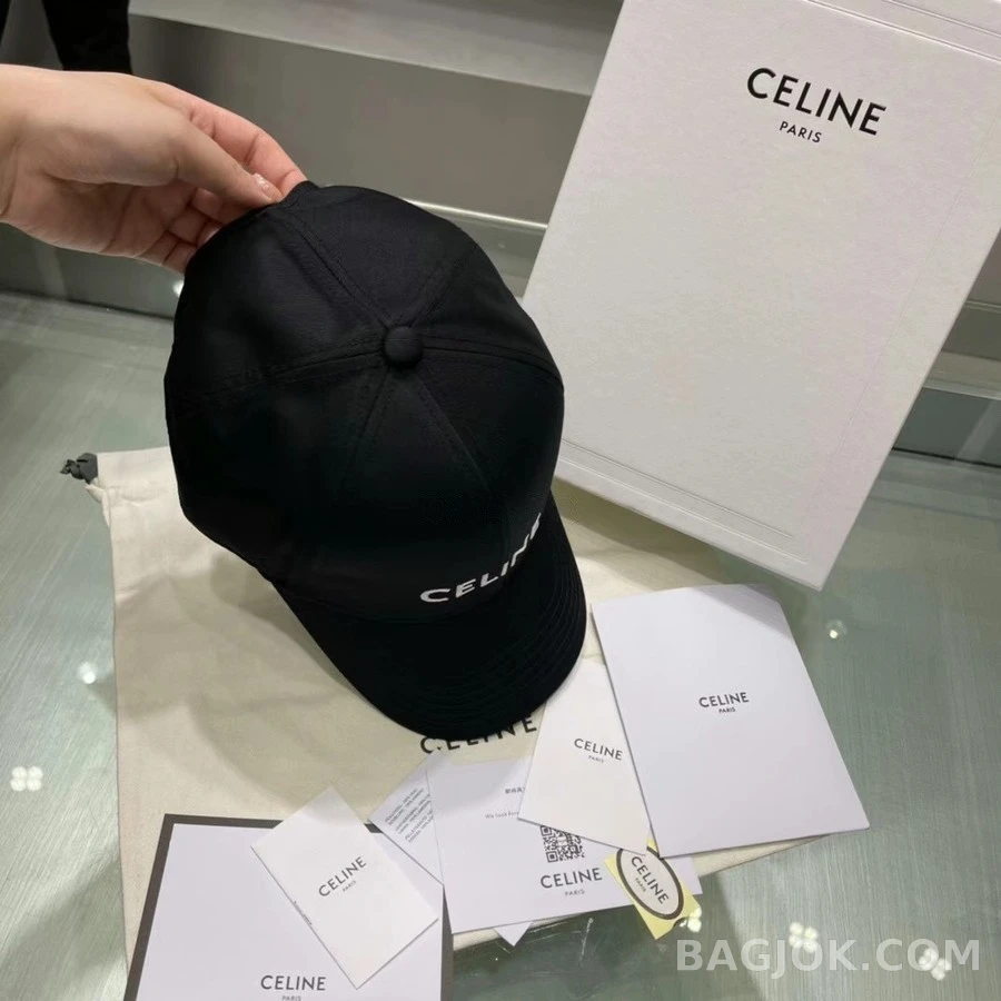 셀린느 셀린느 자수로고 베이스볼 캡 상세 이미지