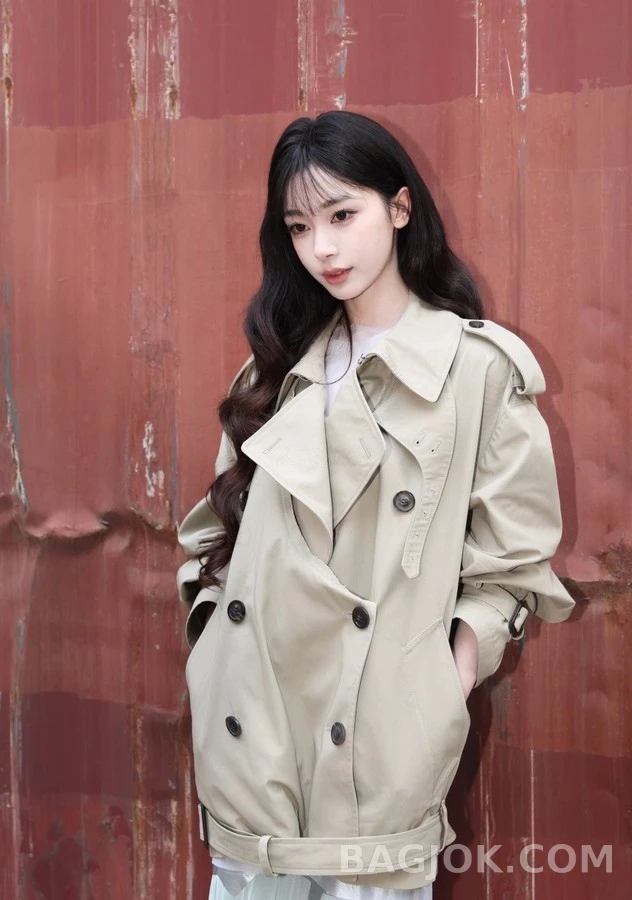 메종 마르지엘라 메종마르지엘라 더블 브레스트 벨트 자켓 상세 이미지
