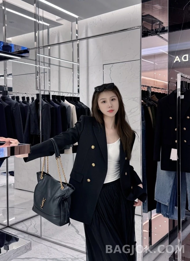 생로랑 세인트로랑 버튼 피크드 라펠 자켓 상세 이미지