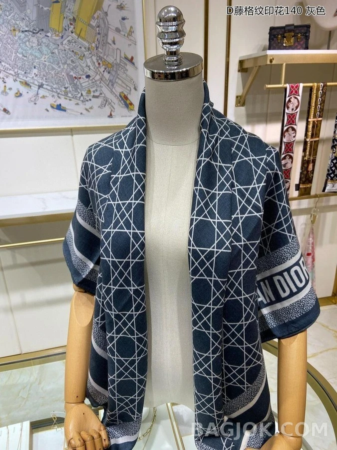 디올 디올 까나쥬 90 스퀘어 스카프 상세 이미지