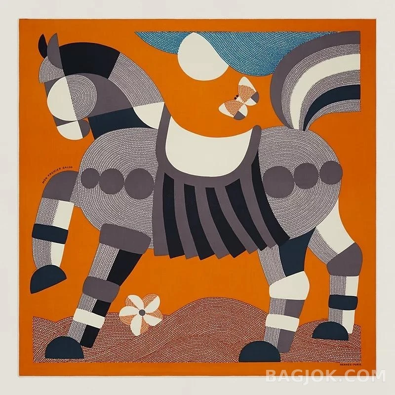 에르메스 에르메스 Mon Premier Galop 140 스카프 상세 이미지
