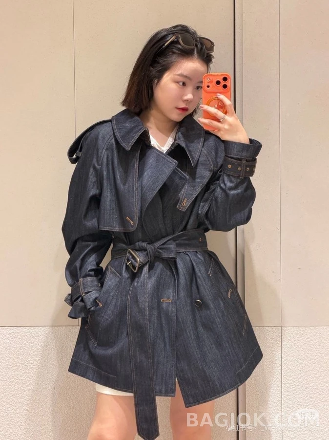 버버리 버버리 데님 트렌치 자켓 상세 이미지