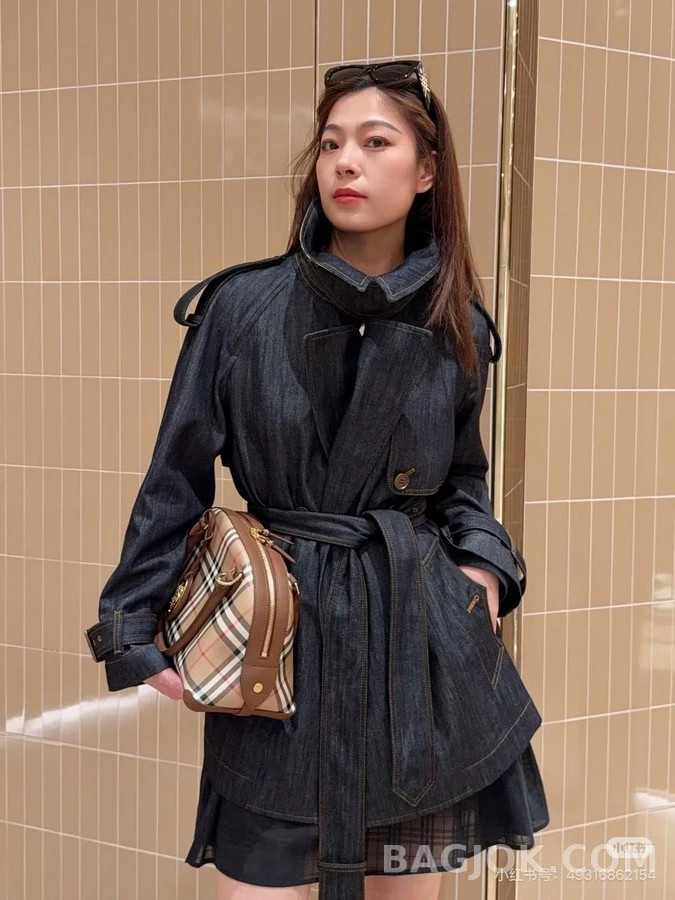 버버리 버버리 데님 트렌치 자켓 상세 이미지
