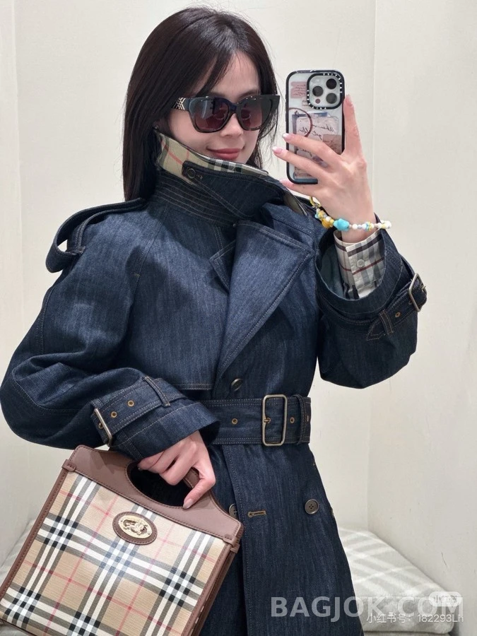 버버리 버버리 데님 트렌치 자켓 상세 이미지