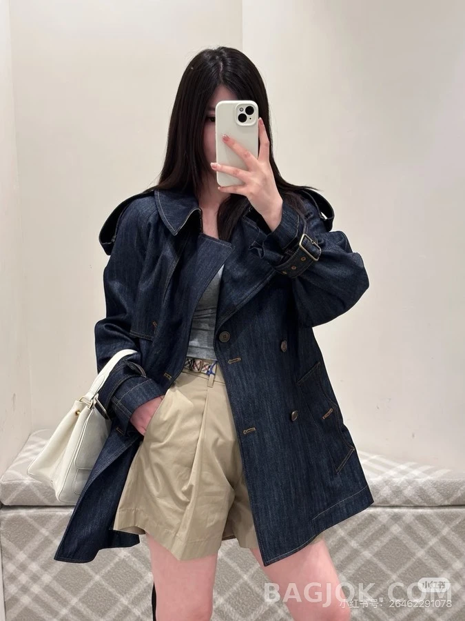 버버리 버버리 데님 트렌치 자켓 상세 이미지