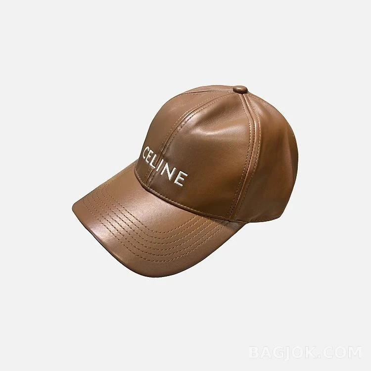 셀린느 셀린느 Celine 레더 베이스볼 캡 상세 이미지