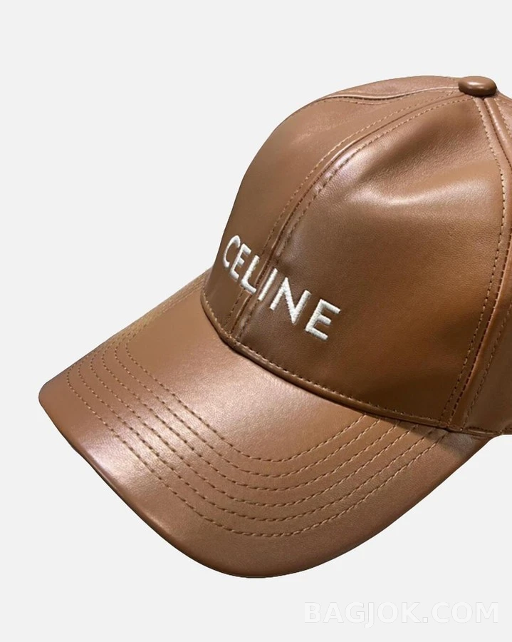 셀린느 셀린느 Celine 레더 베이스볼 캡 상세 이미지