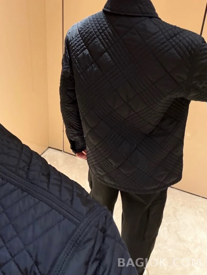 버버리 버버리 미니 체크 퀼팅 램지 자켓 상세 이미지