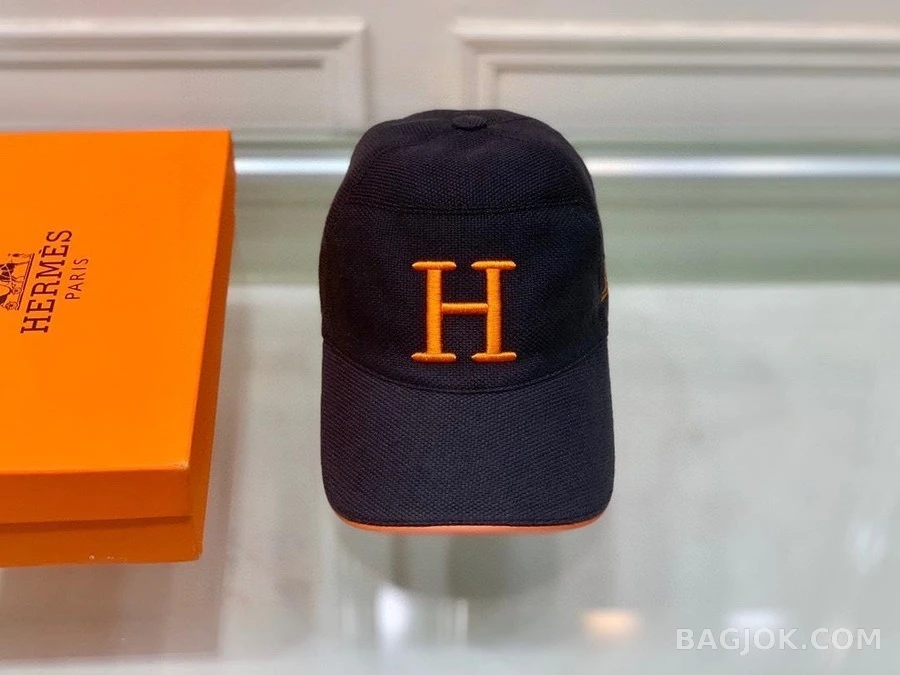 에르메스 에르메스 H 로고 베이스볼 캡 상세 이미지