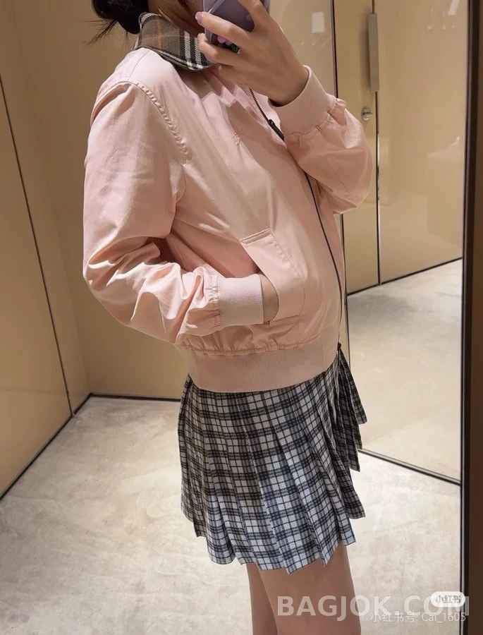 버버리 버버리 하링턴 빈티지 체크 집업 자켓 상세 이미지