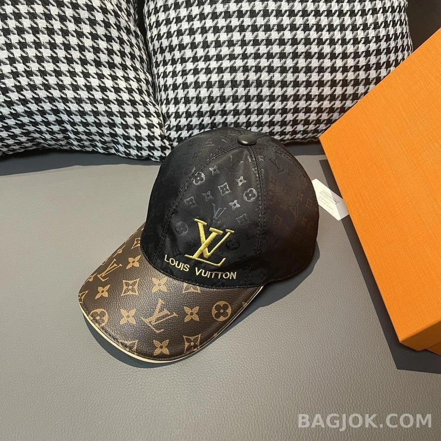 루이비통 루이비통 LV 로고 자수 베이스볼 캡 상세 이미지