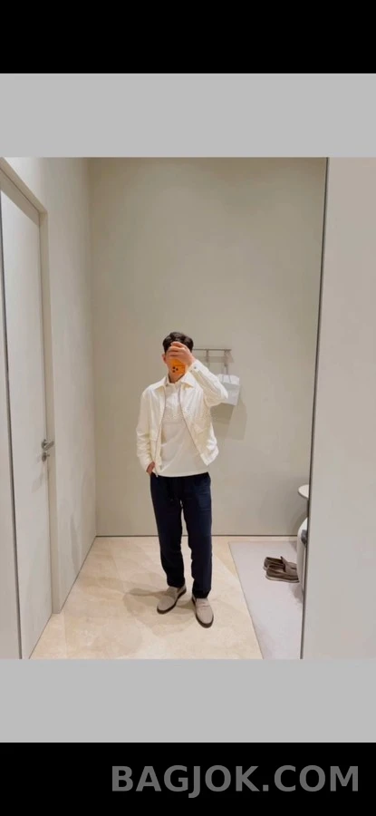 브루넬로 쿠치넬리 브루넬로 쿠치넬리 경량 집업 자켓 상세 이미지