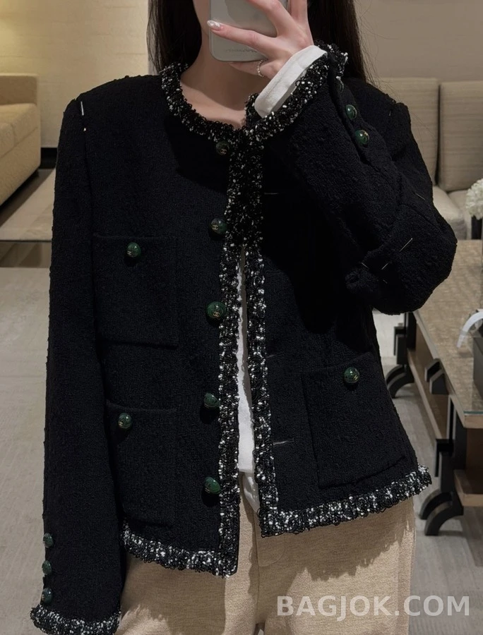 샤넬 샤넬 롤링 트위드 재킷 상세 이미지