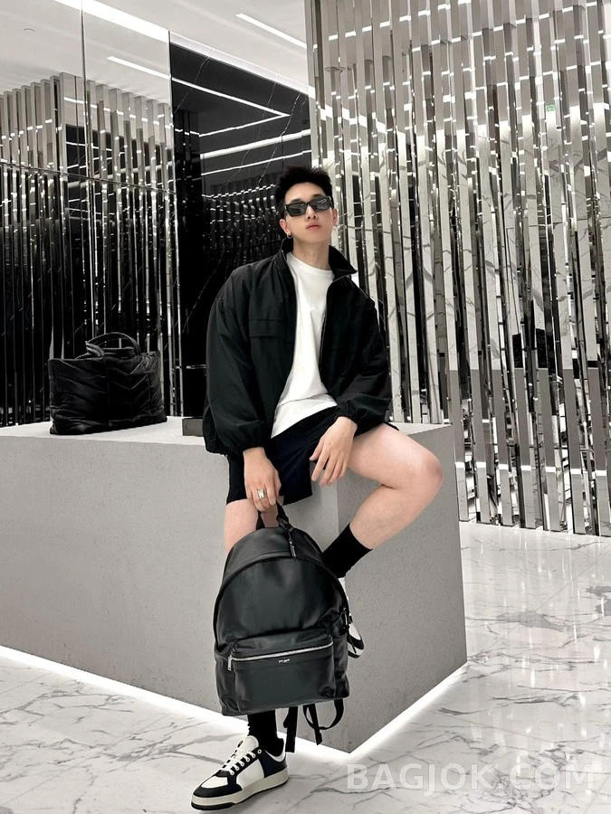 생로랑 세인트로랑 가바딘 집업 자켓 상세 이미지