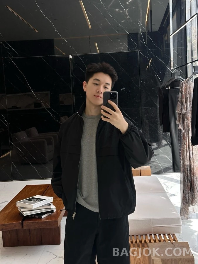 생로랑 세인트로랑 가바딘 집업 자켓 상세 이미지