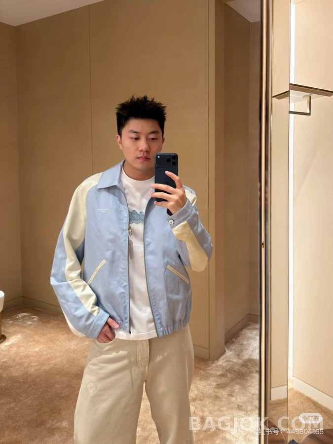루이비통 루이비통 컬러블록 카라 자켓 상세 이미지